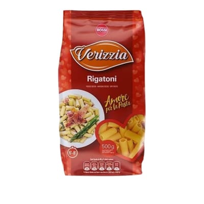 FIDEOS RIGATONI VERIZZIA 500GR