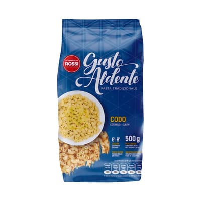 FIDEOS CODO GUSTO ALDENTE 500 G